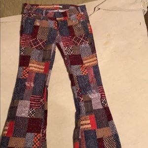Free People Plaid Cords.